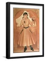 Portrait of the Artist's Wife, C. 1917-Alexander Yevgenyevich Yakovlev-Framed Giclee Print