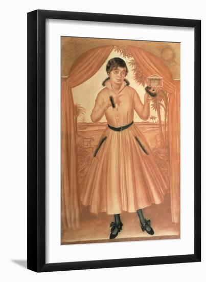 Portrait of the Artist's Wife, C. 1917-Alexander Yevgenyevich Yakovlev-Framed Giclee Print
