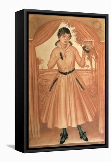 Portrait of the Artist's Wife, C. 1917-Alexander Yevgenyevich Yakovlev-Framed Stretched Canvas