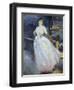 Portrait of the Artist's Wife, Madame Roger Jourdain, C.1886-Paul Albert Besnard-Framed Giclee Print