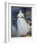 Portrait of the Artist's Wife, Madame Roger Jourdain, C.1886-Paul Albert Besnard-Framed Giclee Print