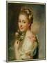 Portrait of the Artist's Wife, Marie Suzanne, 1763-Alexander Roslin-Mounted Giclee Print