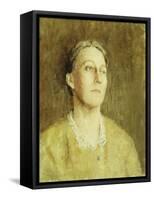 Portrait of the Artist's Wife-Soren Emil Carlsen-Framed Stretched Canvas
