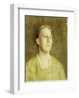 Portrait of the Artist's Wife-Soren Emil Carlsen-Framed Premium Giclee Print