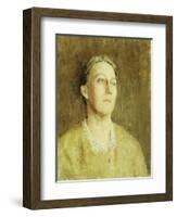 Portrait of the Artist's Wife-Soren Emil Carlsen-Framed Giclee Print