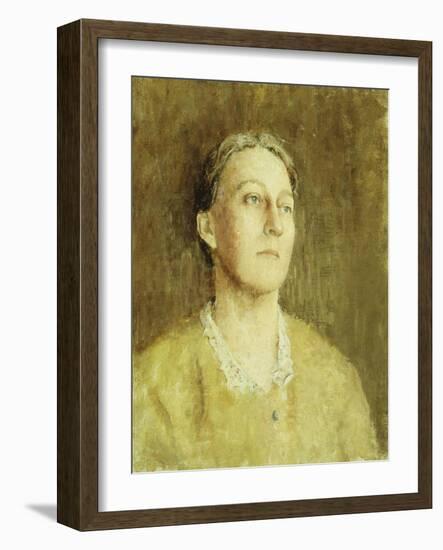 Portrait of the Artist's Wife-Soren Emil Carlsen-Framed Giclee Print