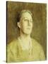 Portrait of the Artist's Wife-Soren Emil Carlsen-Stretched Canvas