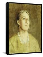 Portrait of the Artist's Wife-Soren Emil Carlsen-Framed Stretched Canvas