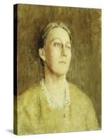 Portrait of the Artist's Wife-Soren Emil Carlsen-Stretched Canvas