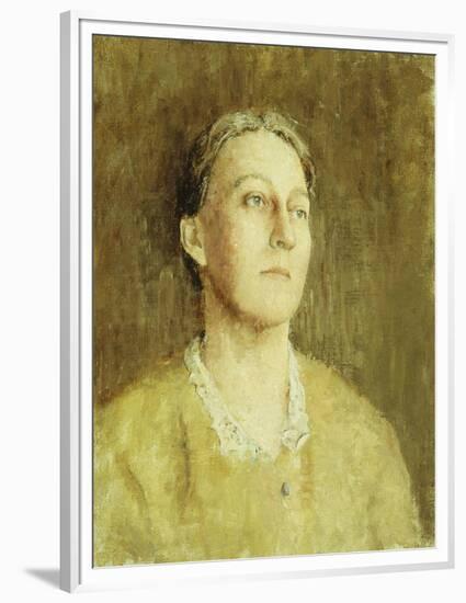 Portrait of the Artist's Wife-Soren Emil Carlsen-Framed Premium Giclee Print