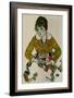 Portrait of the Artist's Wife-Egon Schiele-Framed Giclee Print