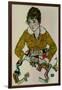 Portrait of the Artist's Wife-Egon Schiele-Framed Giclee Print