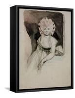 Portrait of the Artist's Wife-Johann Heinrich Fussli-Framed Stretched Canvas