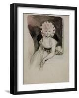 Portrait of the Artist's Wife-Johann Heinrich Fussli-Framed Giclee Print