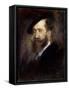 Portrait of the Artist Wilhelm Busch, (1832-190), 1877-1880-Franz Seraph von Lenbach-Framed Stretched Canvas
