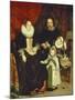 Portrait of the Artist with His Family-Cornelis De Wael-Mounted Giclee Print