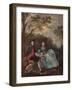 'Portrait of the Artist with his Wife and Daughter', c1748-Thomas Gainsborough-Framed Giclee Print