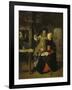 Portrait of the Artist with His Wife Isabella De Wolff in a Tavern, 1661-Gabriel Metsu-Framed Giclee Print