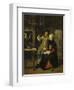 Portrait of the Artist with His Wife Isabella De Wolff in a Tavern, 1661-Gabriel Metsu-Framed Giclee Print