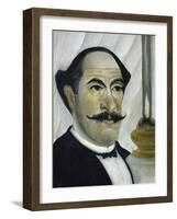 Portrait of the Artist-Henri Rousseau-Framed Giclee Print