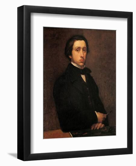 Portrait of the Artist-Edgar Degas-Framed Art Print