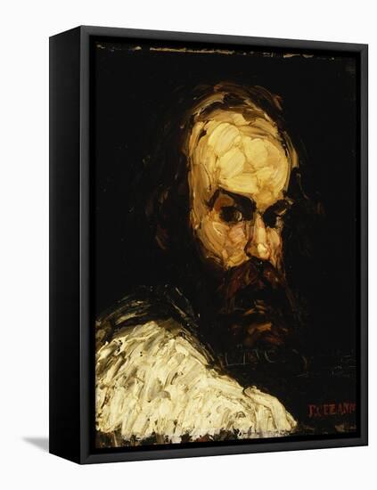 Portrait of the Artist-Paul Cézanne-Framed Stretched Canvas