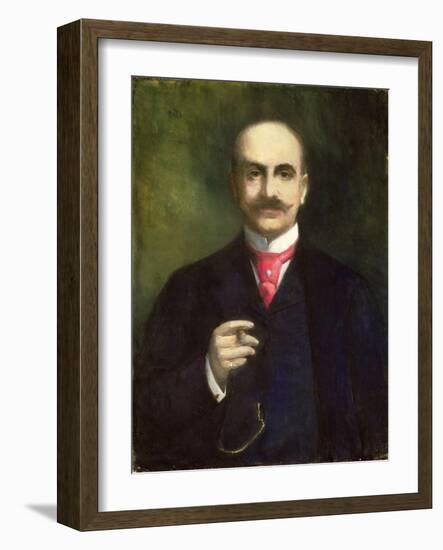 Portrait of the Artist-Lesser Ury-Framed Giclee Print