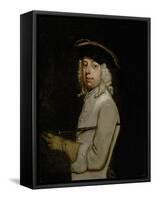 Portrait of the Artist-Jonathan the Elder Richardson-Framed Stretched Canvas