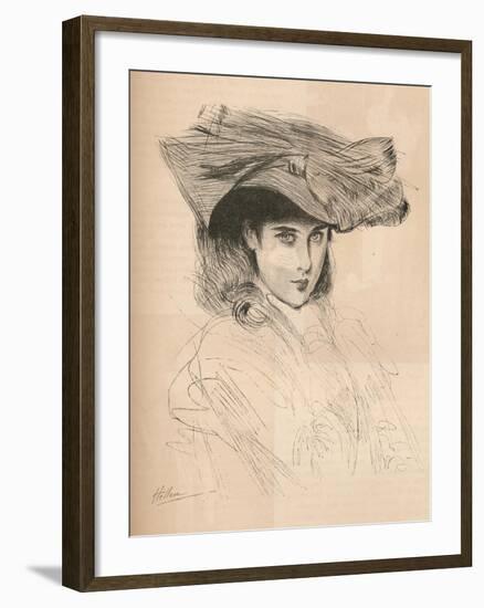 Portrait of the Artists Daughter, C1879-1903, (1903)-Paul Cesar Helleu-Framed Giclee Print