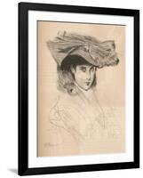 Portrait of the Artists Daughter, C1879-1903, (1903)-Paul Cesar Helleu-Framed Giclee Print