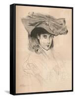 Portrait of the Artists Daughter, C1879-1903, (1903)-Paul Cesar Helleu-Framed Stretched Canvas