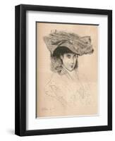 Portrait of the Artists Daughter, C1879-1903, (1903)-Paul Cesar Helleu-Framed Giclee Print