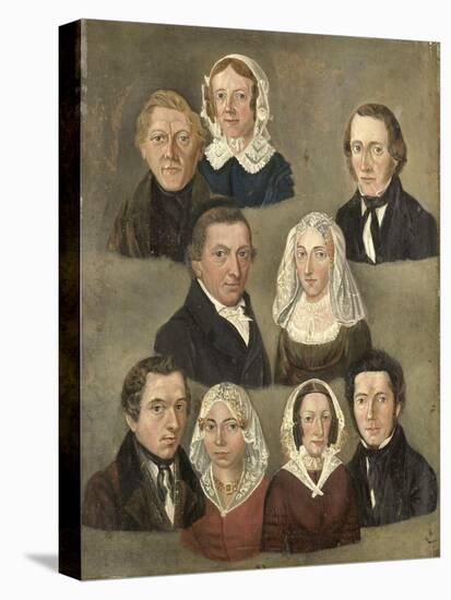 Portrait of the Artists Parents-Kornelis Douwes Teenstra-Stretched Canvas