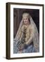 Portrait of the Artists Wife, 1917-Ivan Semyonovich Kulikov-Framed Giclee Print