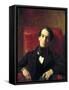 Portrait of the Author Alexander Strugovshchikov, (1808-187), 1840-Karl Briullov-Framed Stretched Canvas