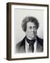 Portrait of the Author Alexandre Dumas, 19th Century-Georg Wilhelm Timm-Framed Giclee Print