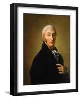 Portrait of the Author and Historian Nikolay M Karamzin, 1805-Giovanni Battista Ortolani Damon-Framed Giclee Print