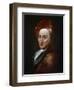 Portrait of the Author Bernard Le Bovier De Fontenelle, 18th Century-Hyacinthe Rigaud-Framed Giclee Print