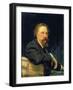 Portrait of the Author Count Alexey K. Tolstoy-Ilya Efimovich Repin-Framed Giclee Print