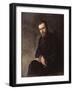 Portrait of the Author Gleb Uspensky (1843-190), 1884-Nikolai Alexandrovich Yaroshenko-Framed Giclee Print