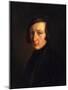 Portrait of the Author Heinrich Heine, 1840S-null-Mounted Giclee Print