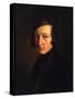 Portrait of the Author Heinrich Heine, 1840S-null-Stretched Canvas