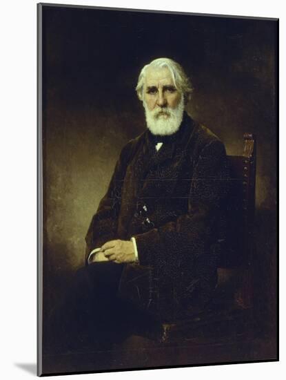 Portrait of the Author Ivan S. Turgenev (1818-188), 1875-Alexei Alexeyevich Harlamov-Mounted Giclee Print