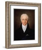 Portrait of the Author Johann Wolfgang Von Goethe, (1749-183), 1818-Ferdinand Jagemann-Framed Giclee Print