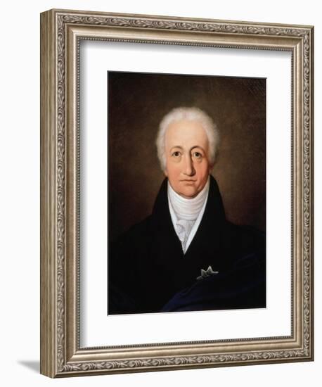 Portrait of the Author Johann Wolfgang Von Goethe, (1749-183), 1818-Ferdinand Jagemann-Framed Giclee Print