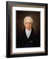 Portrait of the Author Johann Wolfgang Von Goethe, (1749-183), 1818-Ferdinand Jagemann-Framed Giclee Print