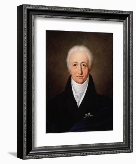 Portrait of the Author Johann Wolfgang Von Goethe, (1749-183), 1818-Ferdinand Jagemann-Framed Giclee Print