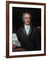 Portrait of the Author Johann Wolfgang Von Goethe (1749-183), 1828-Joseph Karl Stieler-Framed Giclee Print