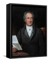 Portrait of the Author Johann Wolfgang Von Goethe (1749-183), 1828-Joseph Karl Stieler-Framed Stretched Canvas