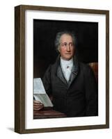 Portrait of the Author Johann Wolfgang Von Goethe (1749-183), 1828-Joseph Karl Stieler-Framed Giclee Print